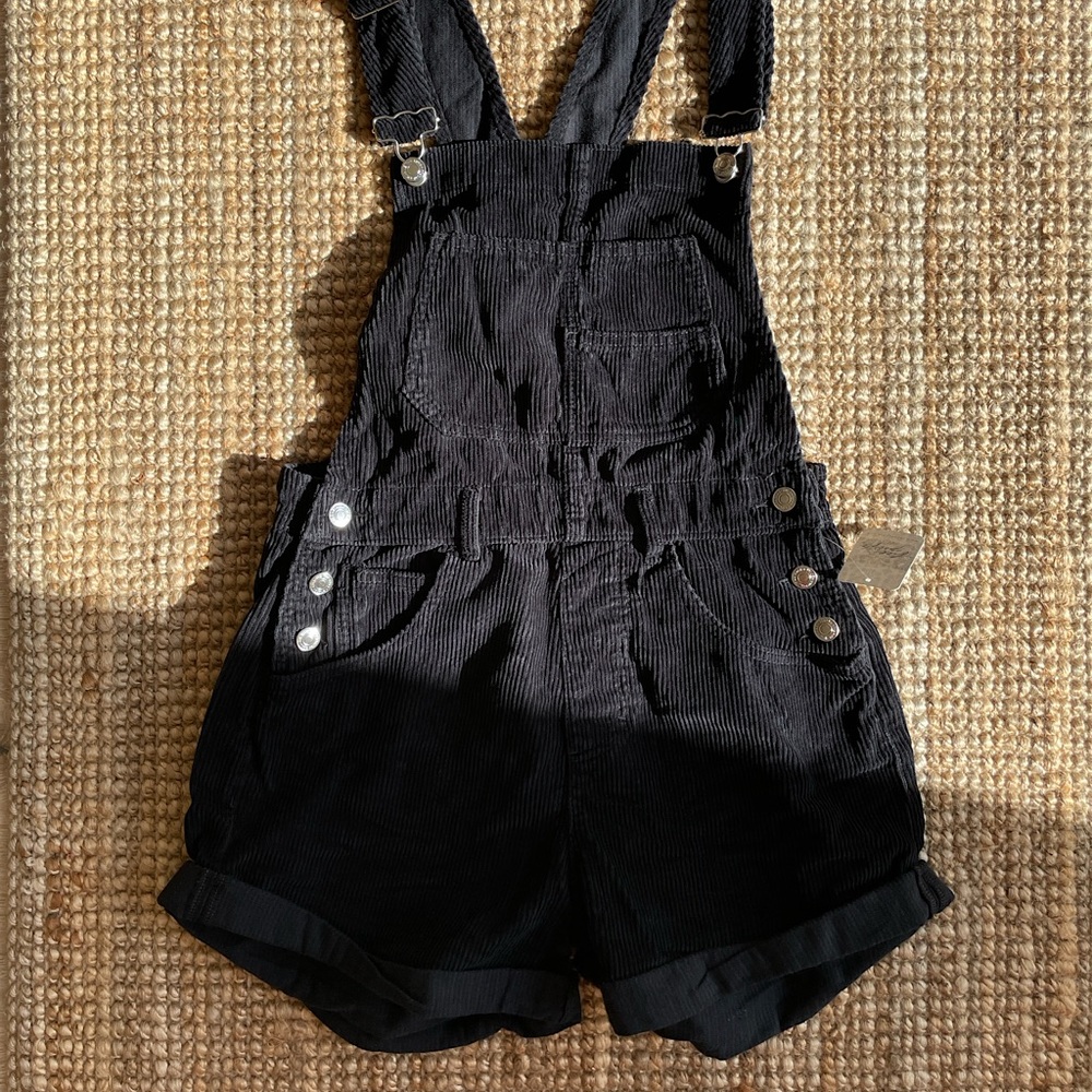 Free People Ziggy Cord Shortalls Brand New - Picture 13 of 16